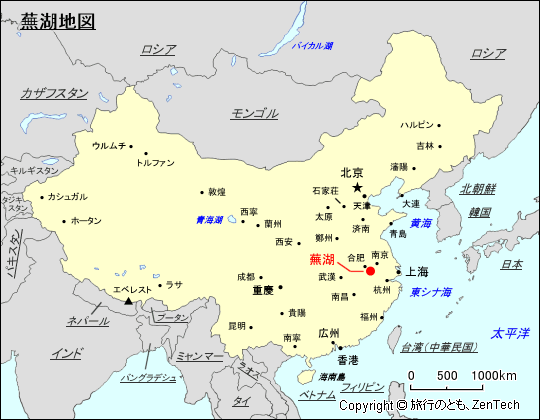 蕪湖地図