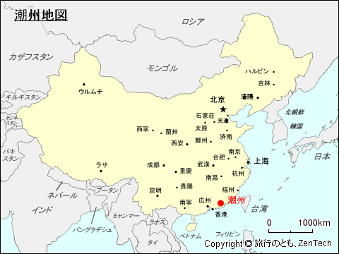 潮州地図