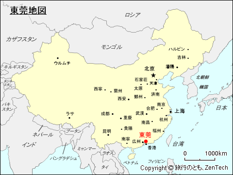 東莞地図