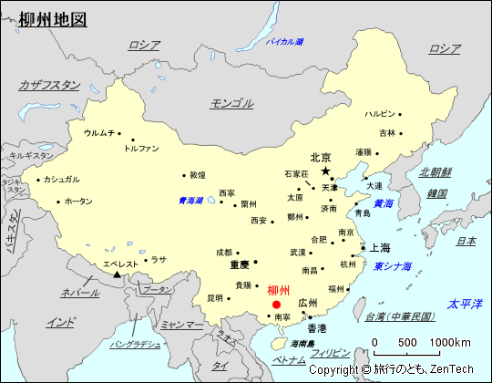 柳州地図