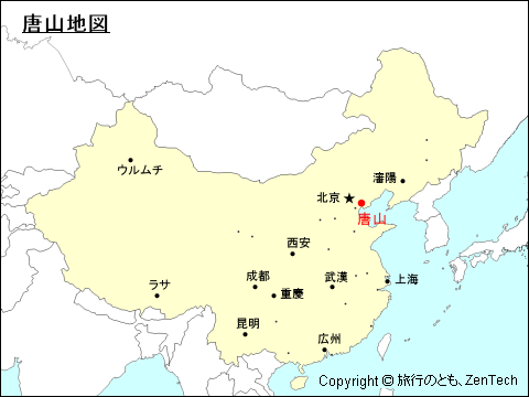 唐山地図