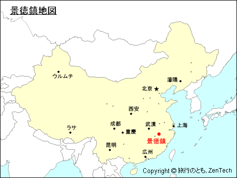 景徳鎮地図