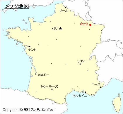 フランスにおけるメッツ地図