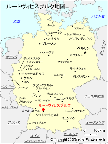 ルートヴィヒスブルク地図