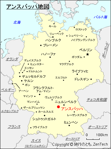 アンスバッハ地図