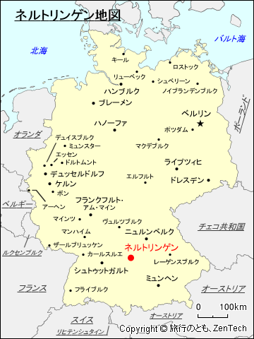 ネルトリンゲン地図