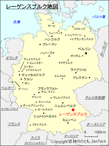 レーゲンスブルク地図