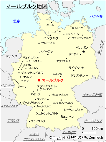 マールブルク地図