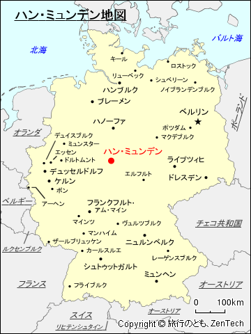 ハン・ミュンデン地図