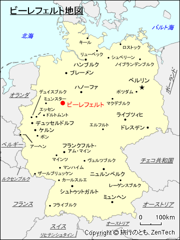 ビーレフェルト地図