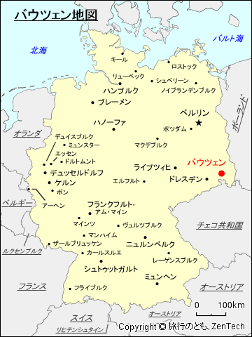 バウツェン地図