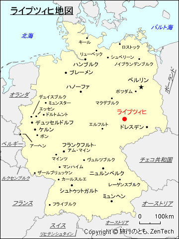 ライプツィヒ地図