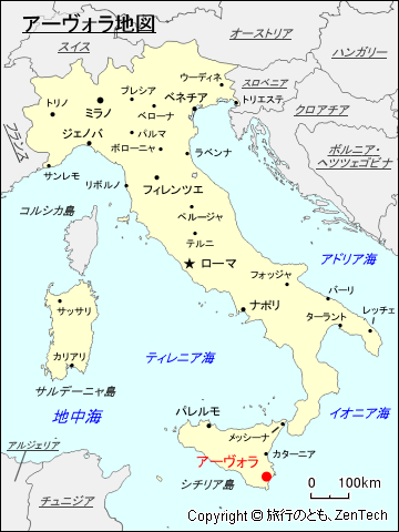 アーヴォラ地図