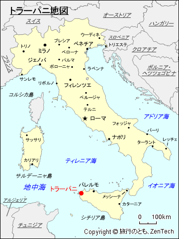 トラーパニ地図