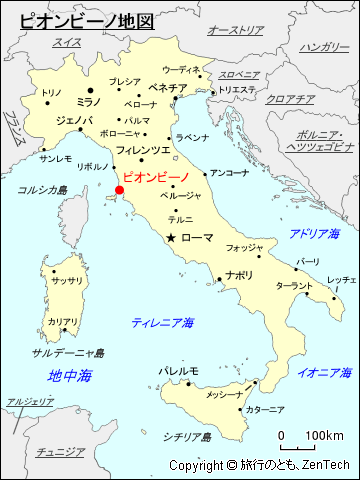 ピオンビーノ地図