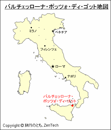 バルチェッローナ・ポッツォ・ディ・ゴット地図