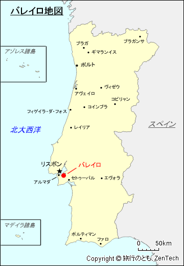 バレイロ地図