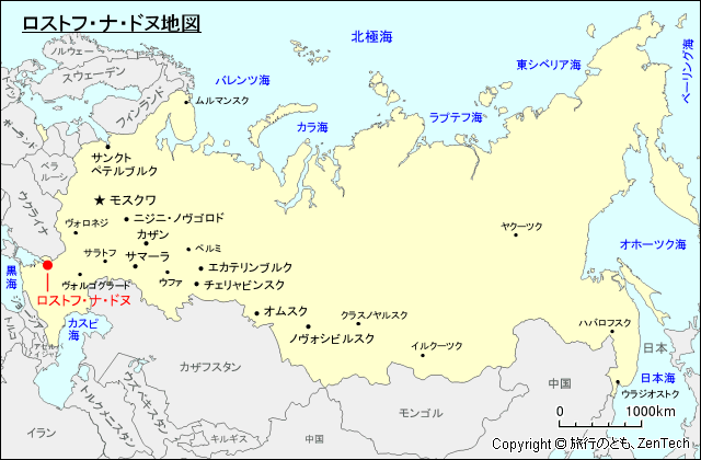 ロストフ・ナ・ドヌ地図