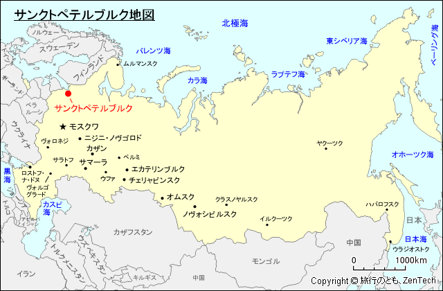 サンクトペテルブルク地図