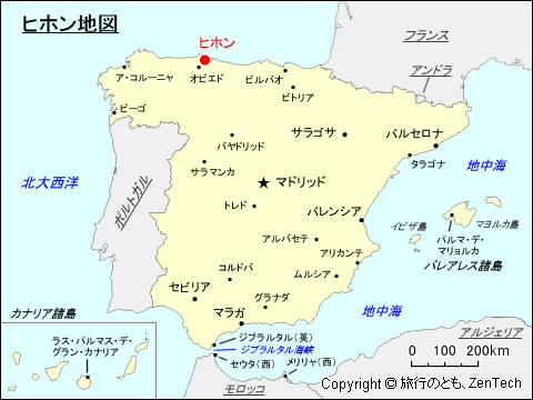 ヒホン地図