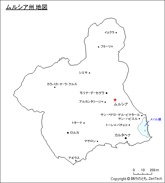 ムルシア州 地図