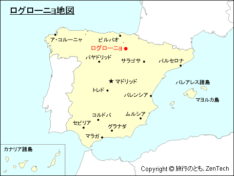 ログローニョ地図