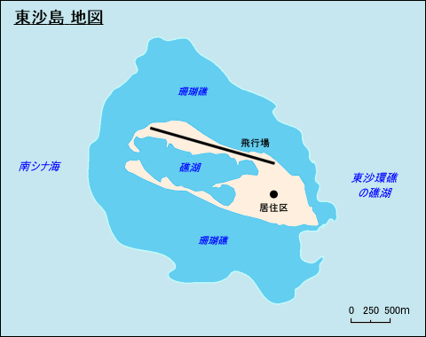 東沙島地図