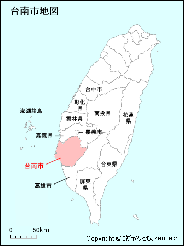台南市地図
