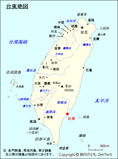 台東地図