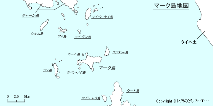 マーク島地図