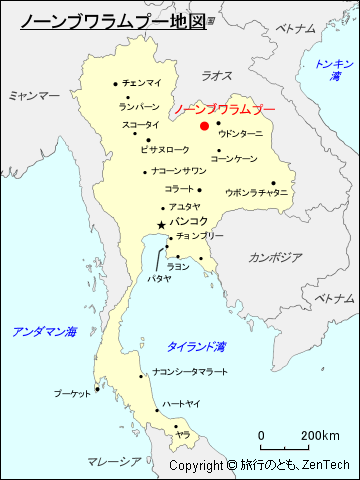 ノーンブワラムプー地図
