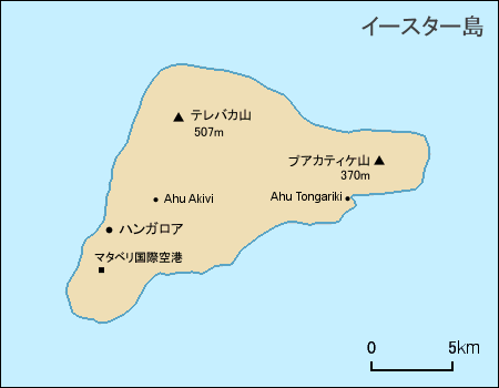 イースター島 地図