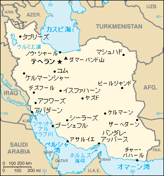 イラン地図