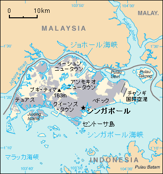 シンガポール地図