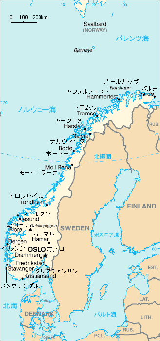 ノルウェー フィヨルド 地図 地図 | red-village.com