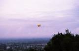 朝日見物の気球