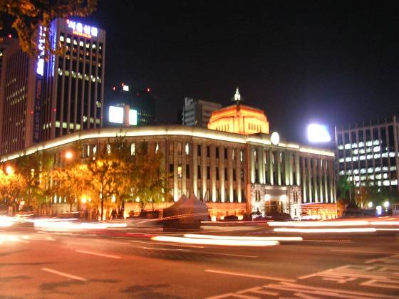 ソウル市庁舎 夜景