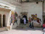 ウダイプル 宮殿内の壁画