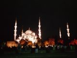 イスタンブール ブルーモスク　夜景