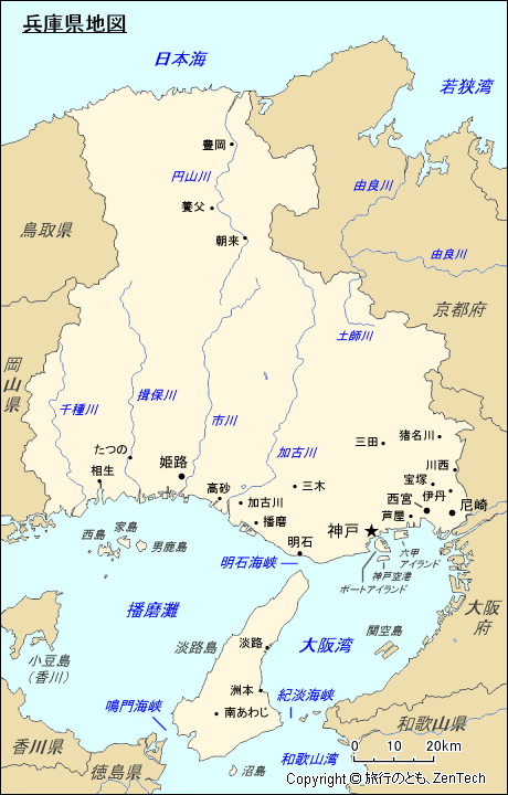 兵庫県地図