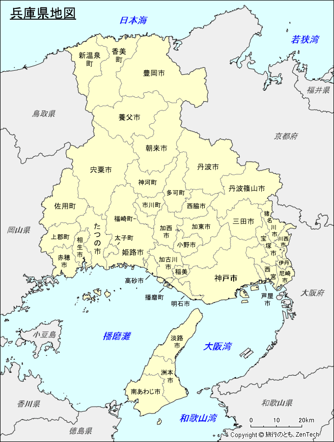 兵庫県地図