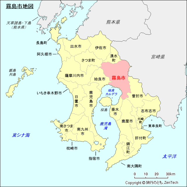 霧島市地図