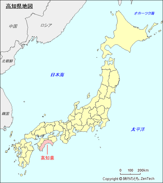 高知県地図