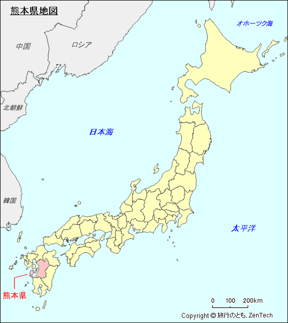 熊本県地図