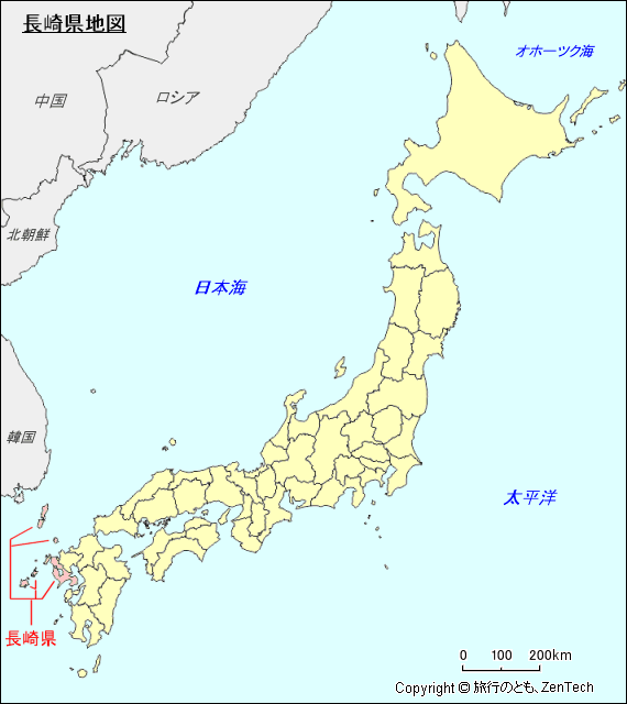 長崎県地図