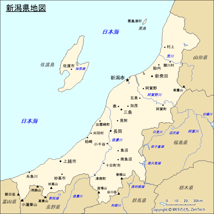 新潟県地図