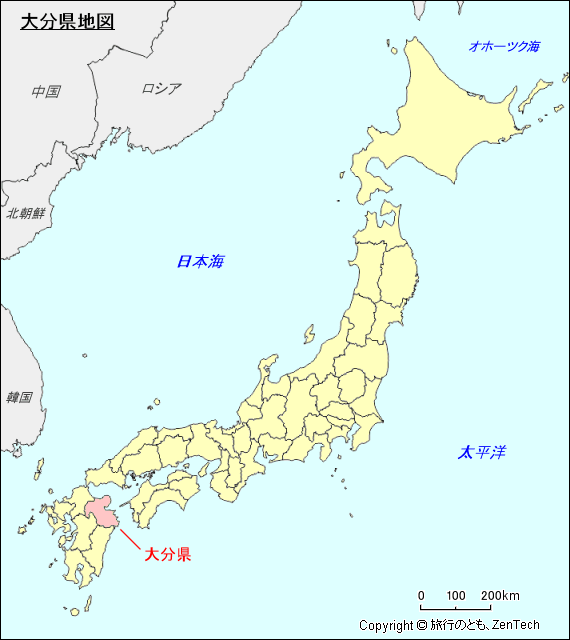 大分県地図