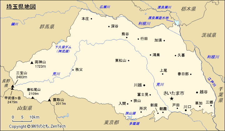 埼玉県地図