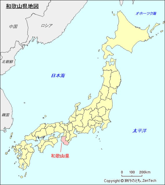 和歌山県地図