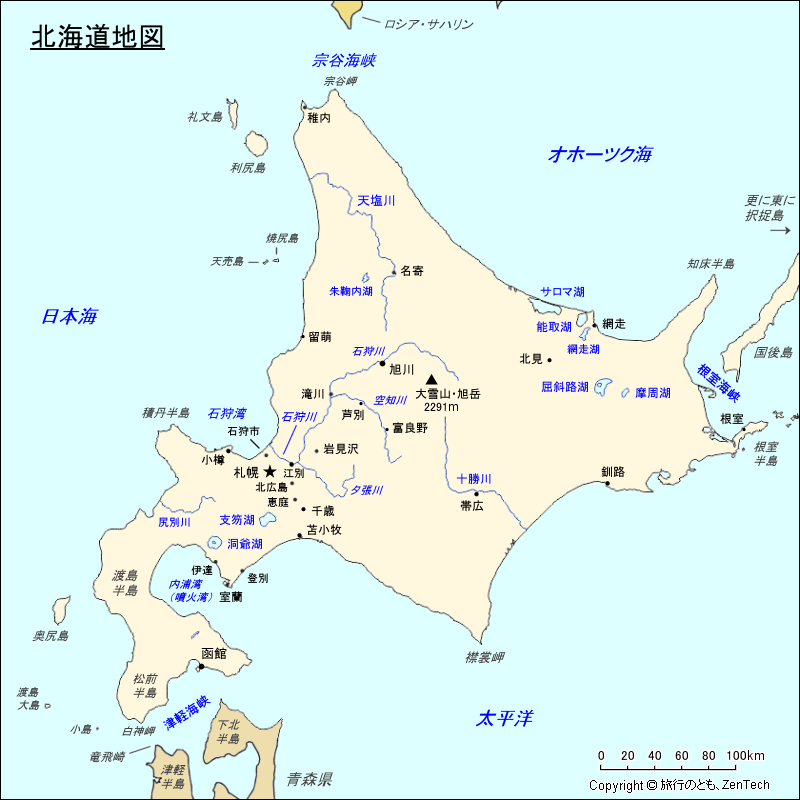 北海道地図